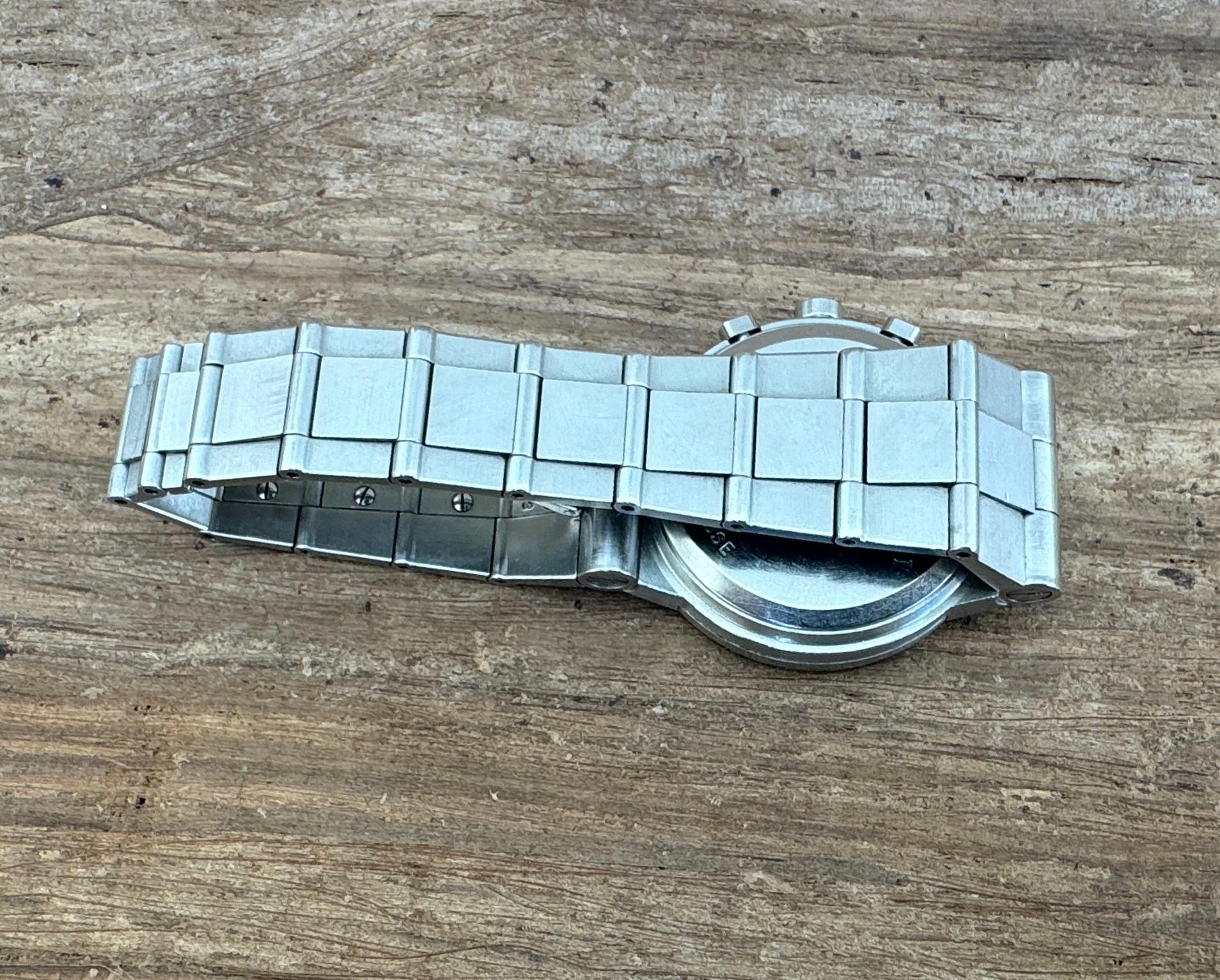 Bulgari Diagono Sport-Chronograph CH35S Uhr aus Edelstahl im Angebot 2
