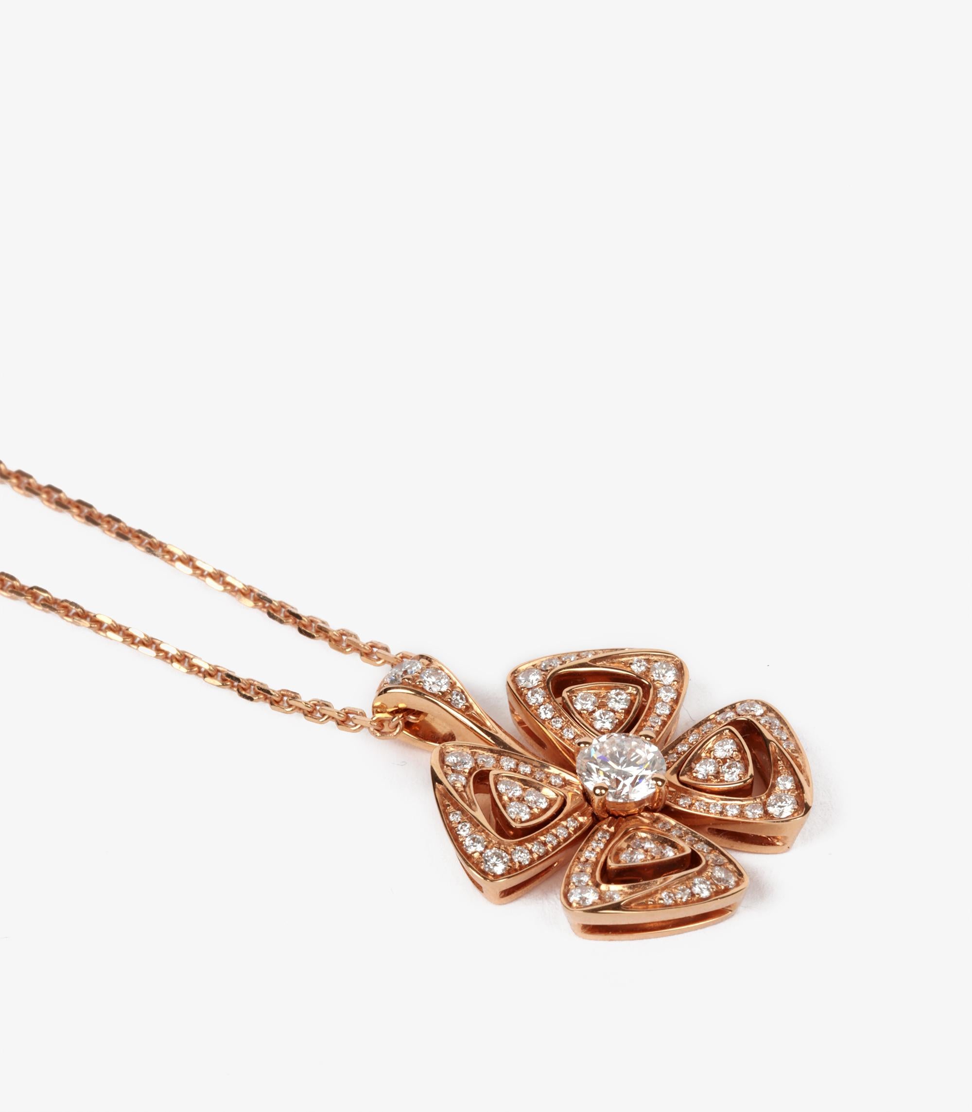 Ciondolo Fiorever in oro rosa 18ct con diamante Bulgari

Dettagli del prodotto
Xupes Ref: COMJ834
Marchio: Bulgari
Modello: Ciondolo Fioever
Tipo: Collana
Numero di serie: P*****
Età: 2020
PREZZO DI VENDITA: 11.900 EURO
Accompagnato da: Scatola