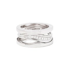 Anillo Leyenda Bulgari Diamante Oro Blanco 18ct B.Zero1