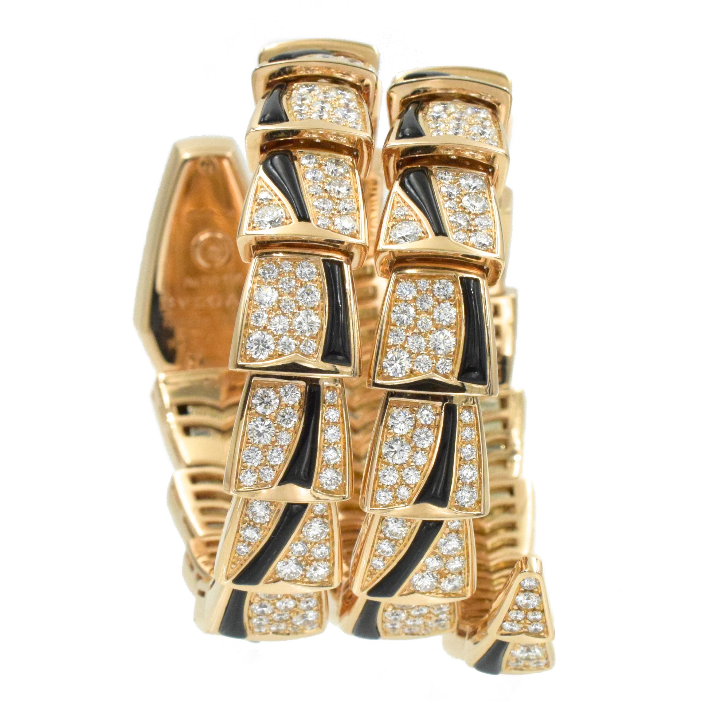 Women's  Bvlgari Serpenti Tubogas Diamond  Watch For Sale