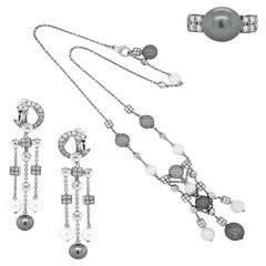 Bulgari Diamond and Pearl Demi-Parure: A Stunning Art Deco Tribute