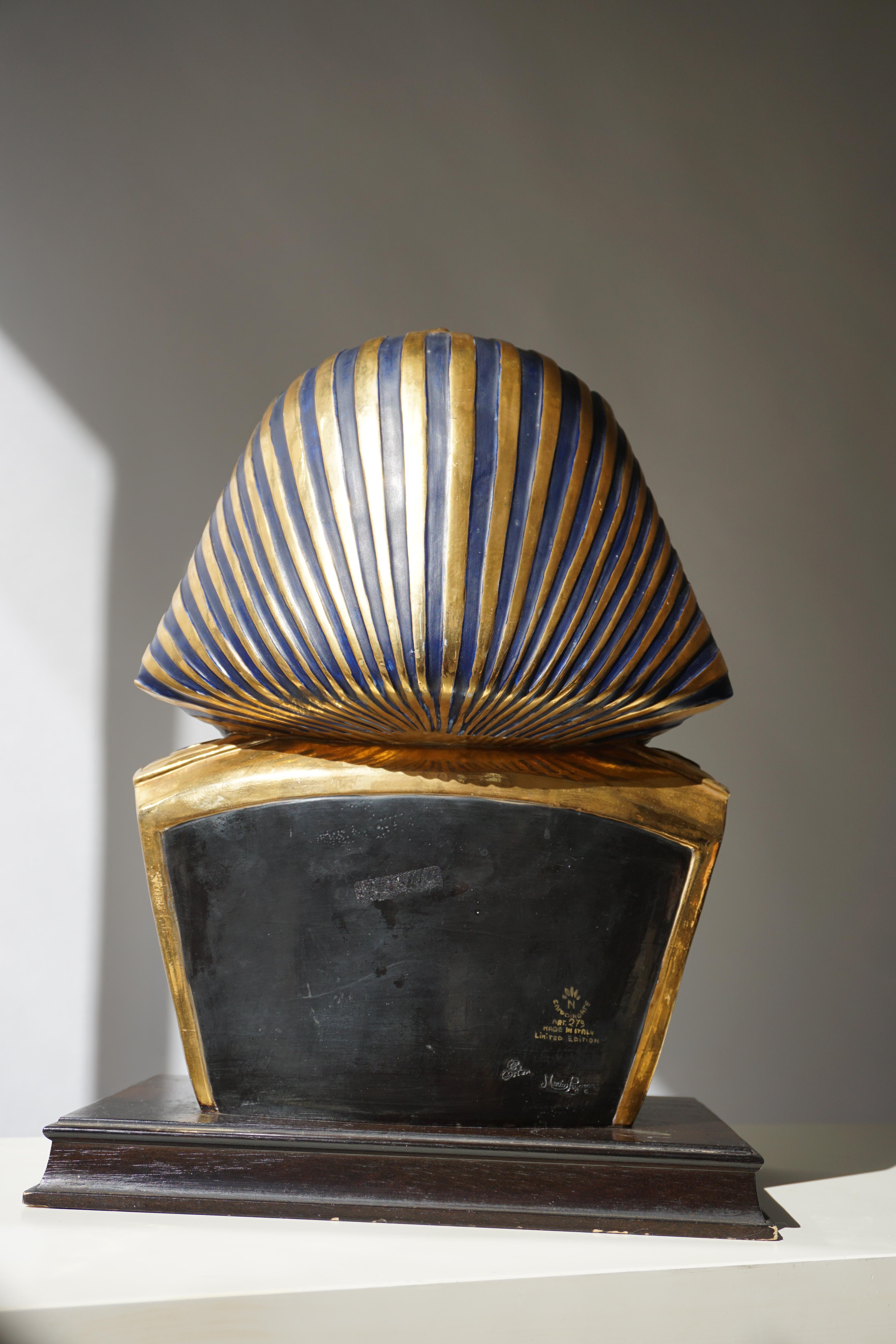 Capodimonte Pharaon Tutankhamon en porcelaine en vente 8