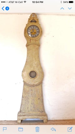 Swedish Rococo Period Long Case Clock