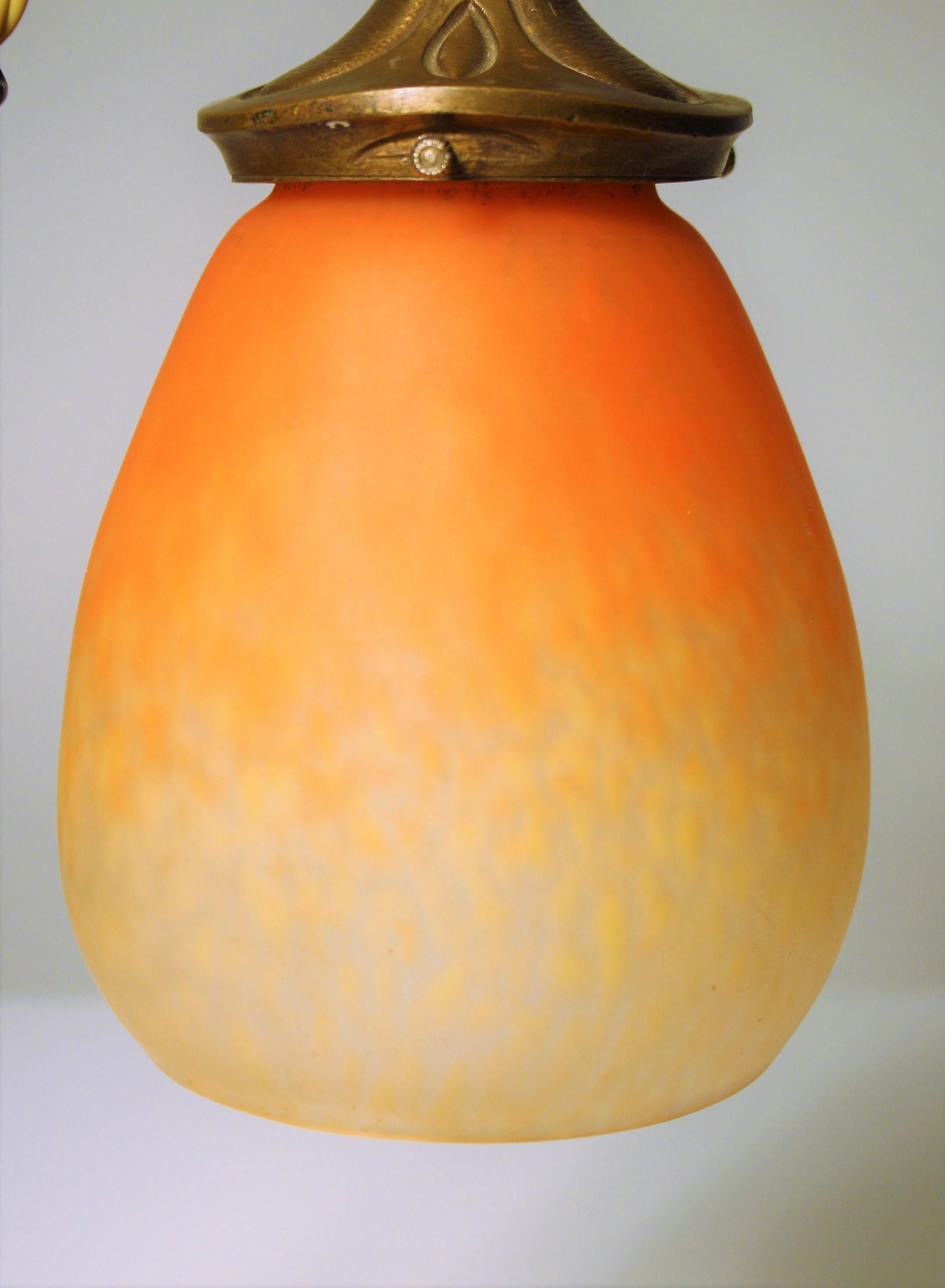 Friedrich Adler Bronze Table Lamp, Art Nouveau, 1900s In Good Condition In Belgium, BE