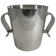 Rare Christofle Art Deco Wine Cooler by Luc Lanel