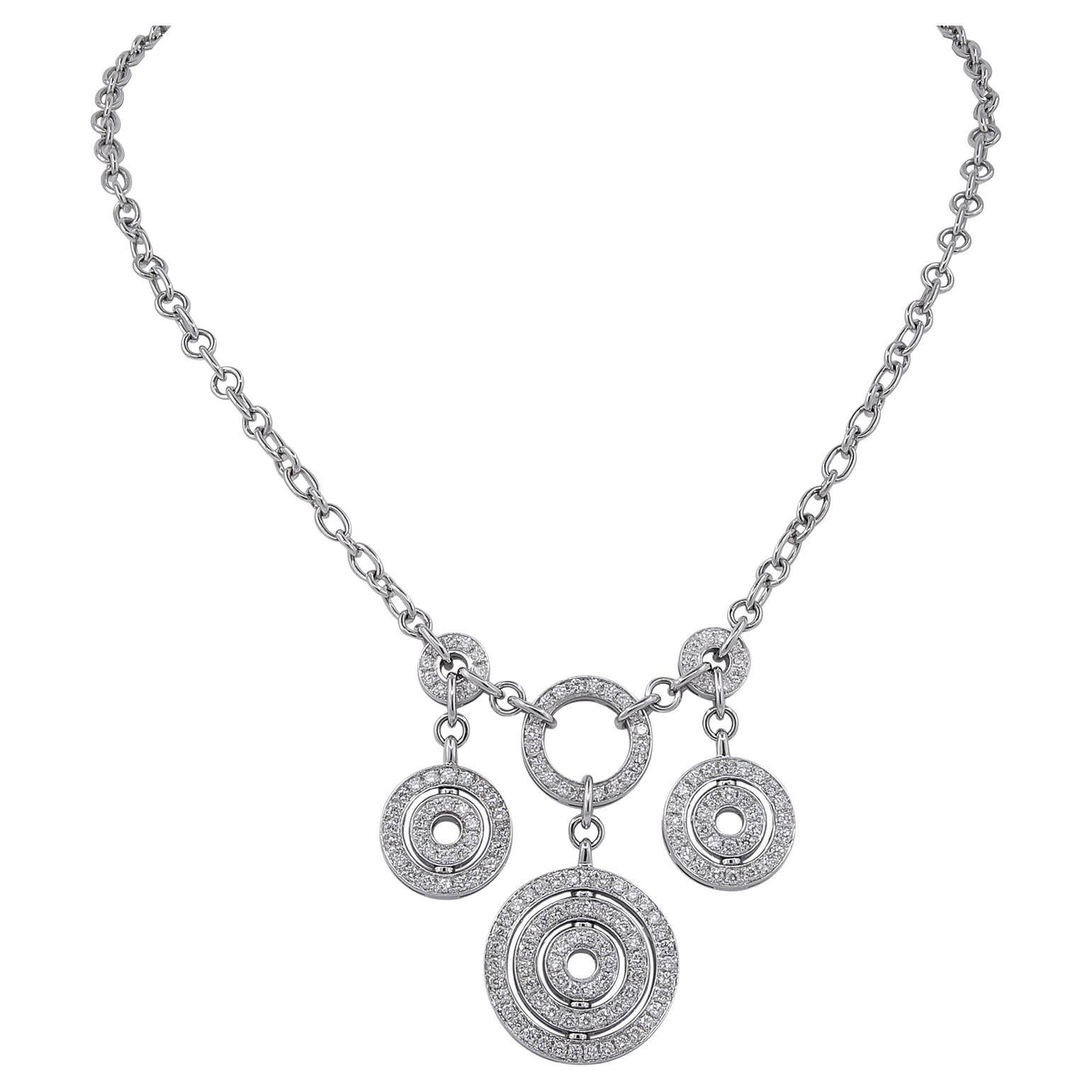 Bulgari Diamond Astrale Necklace For Sale