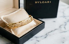 Bulgari Diamond Bracelet in 18K Yellow Gold