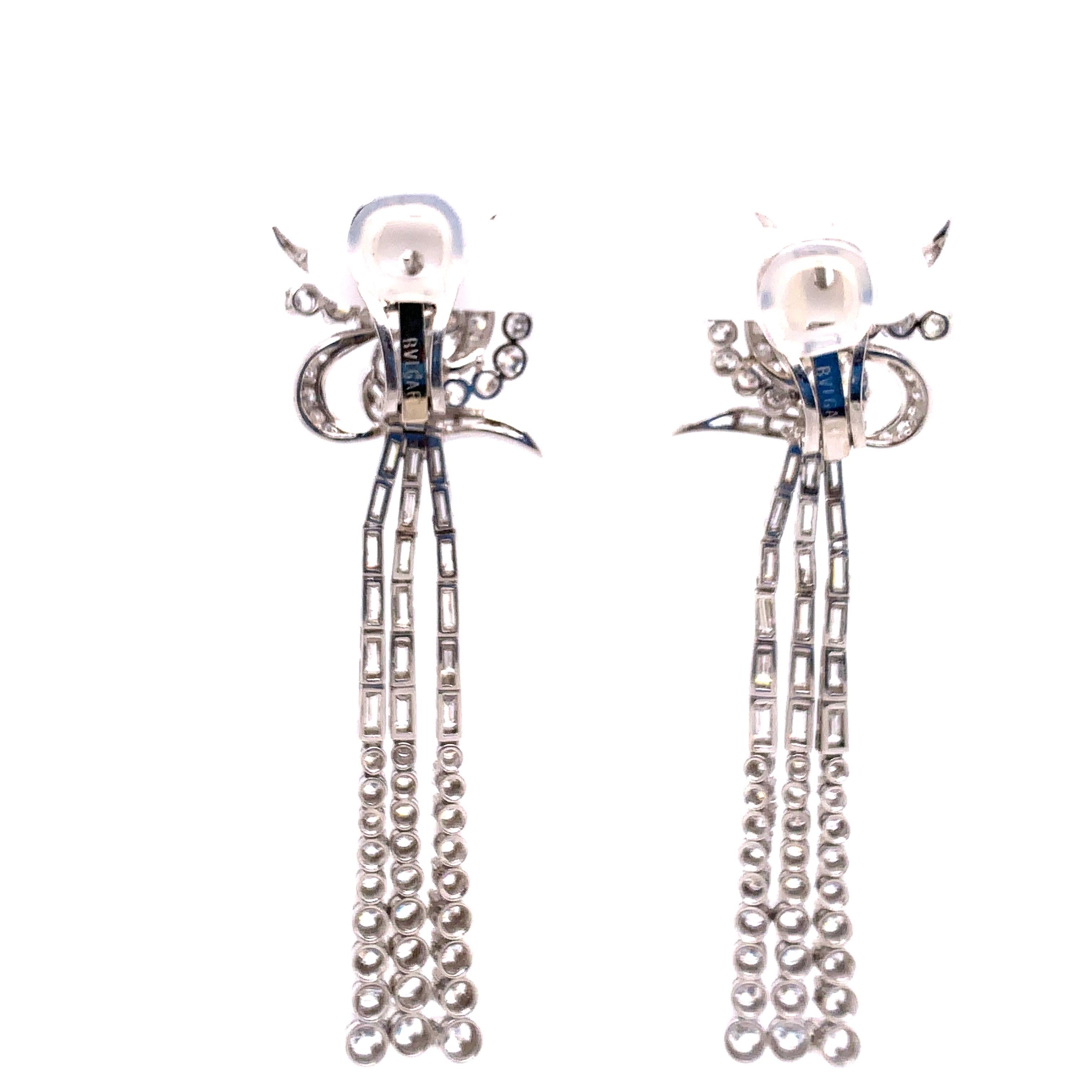 Women's BVLGARI Diamond Chandelier Earrings For Sale