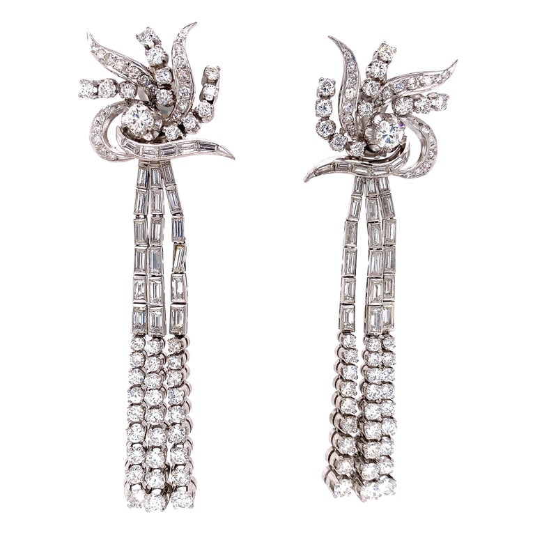 BVLGARI Diamond Chandelier Earrings For Sale at 1stDibs