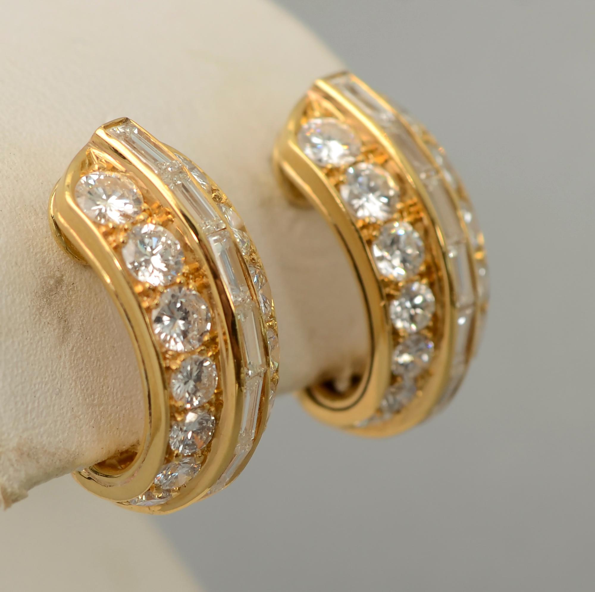 Bulgari Diamond Earrings In New Condition In Darnestown, MD