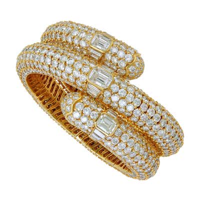 Bulgari Diamond Ruby Gold Serpenti Bracelet For Sale at 1stDibs ...