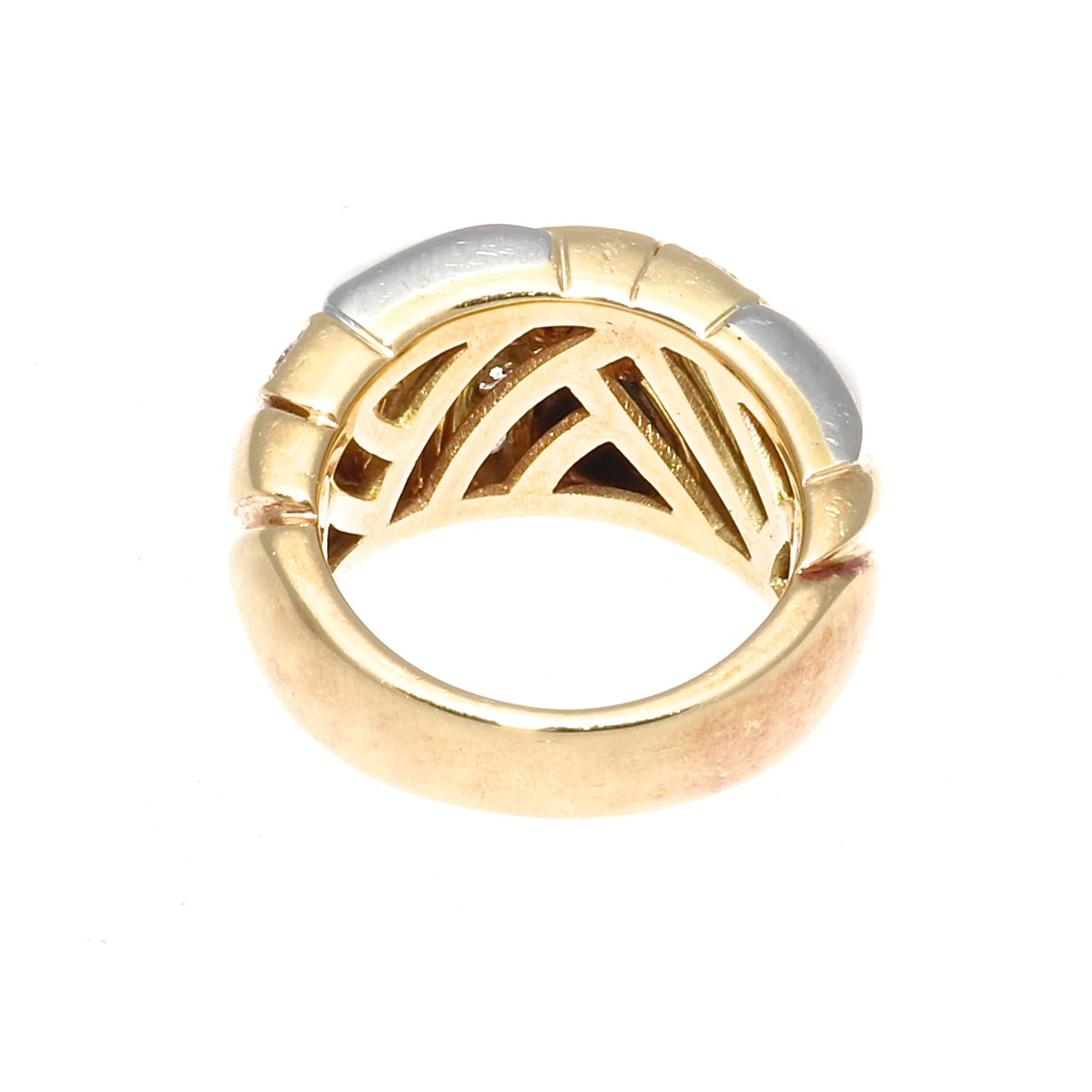 Bulgari Diamond Gold Ring 2