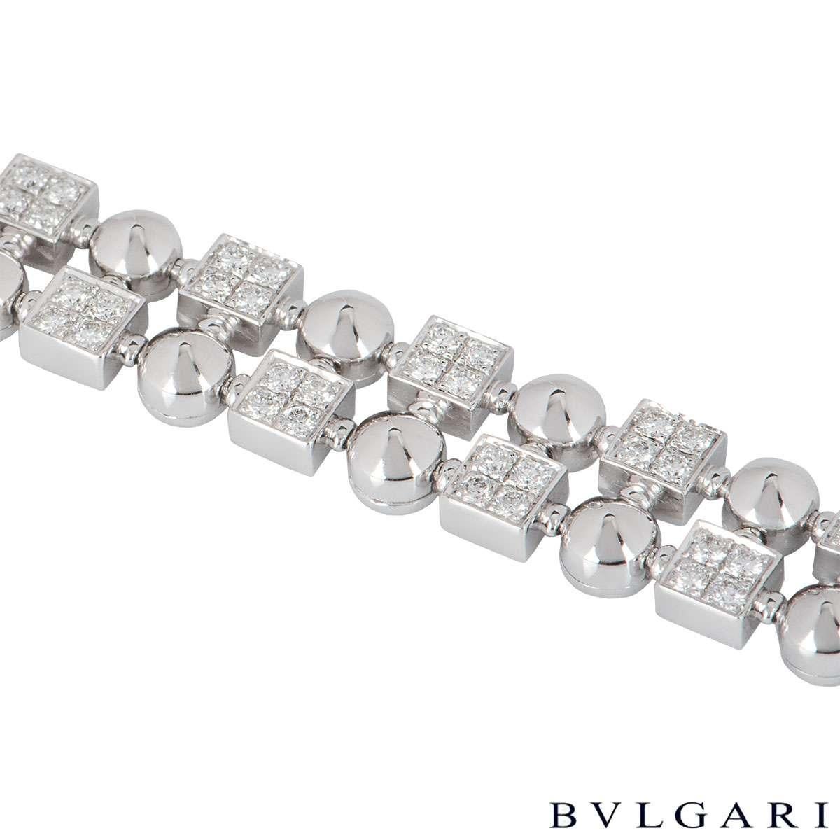 Bulgari Diamond Lucea Bracelet 2.56 Carat In Excellent Condition In London, GB
