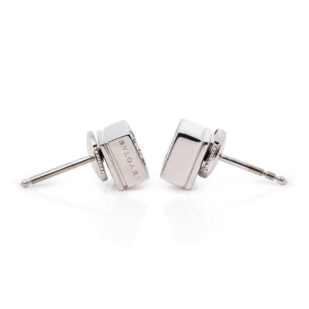 Xupes Code: COM1602
Brand: Bulgari
Description: 18k White Gold Diamond Lucea Stud Earrings
Accompanied With: Box Only
Gender: Ladies
Earring Length: 6mm
Earring Width: 6mm
Earring Back: Lock
Condition: 9
Material: White Gold
Total Weight: