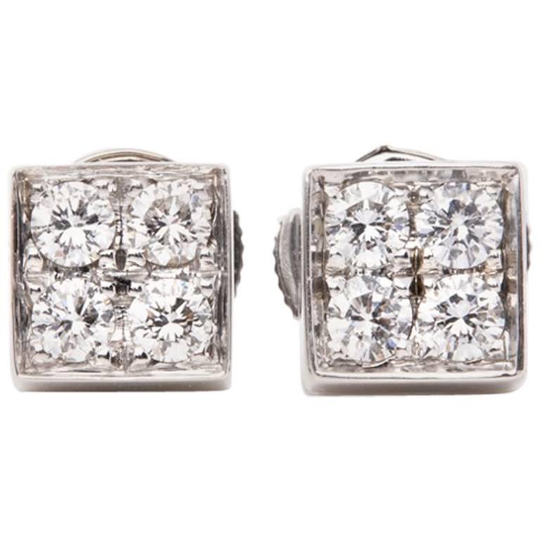 Bulgari Diamond Lucea Earrings at 1stDibs