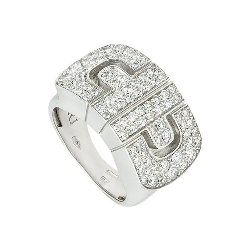 Bulgari Diamant Parentesi Revolution Ring mit Diamant