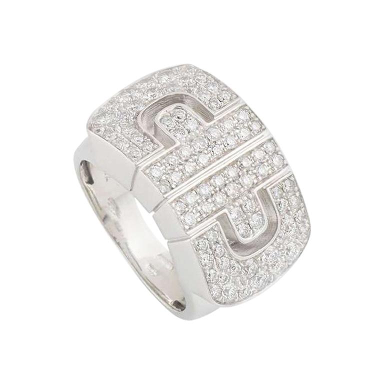 Bulgari Diamond Parentesi Revolution Ring For Sale at 1stDibs | bulgari  parentesi diamond ring, bvlgari parentesi ring, bulgari parentesi ring