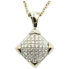 Bulgari Diamond Pendant and Chain