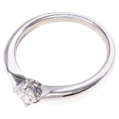 Used Bulgari Diamond Platinum Engagement Ring