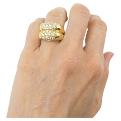 Bvlgari Bulgari Diamond Ring Double Tronchetto