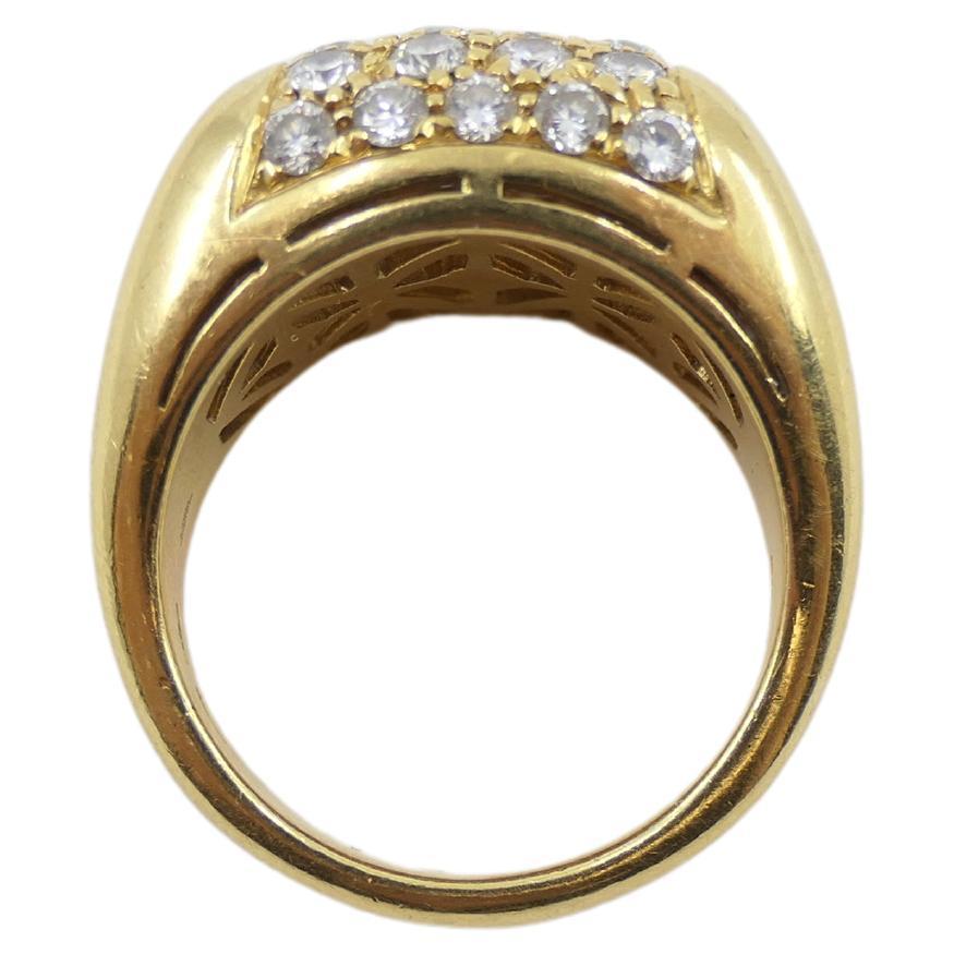 Bulgari Diamond Ring Double Tronchetto For Sale 3