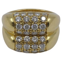 Anillo de Diamantes Bulgari Tronchetto Doble