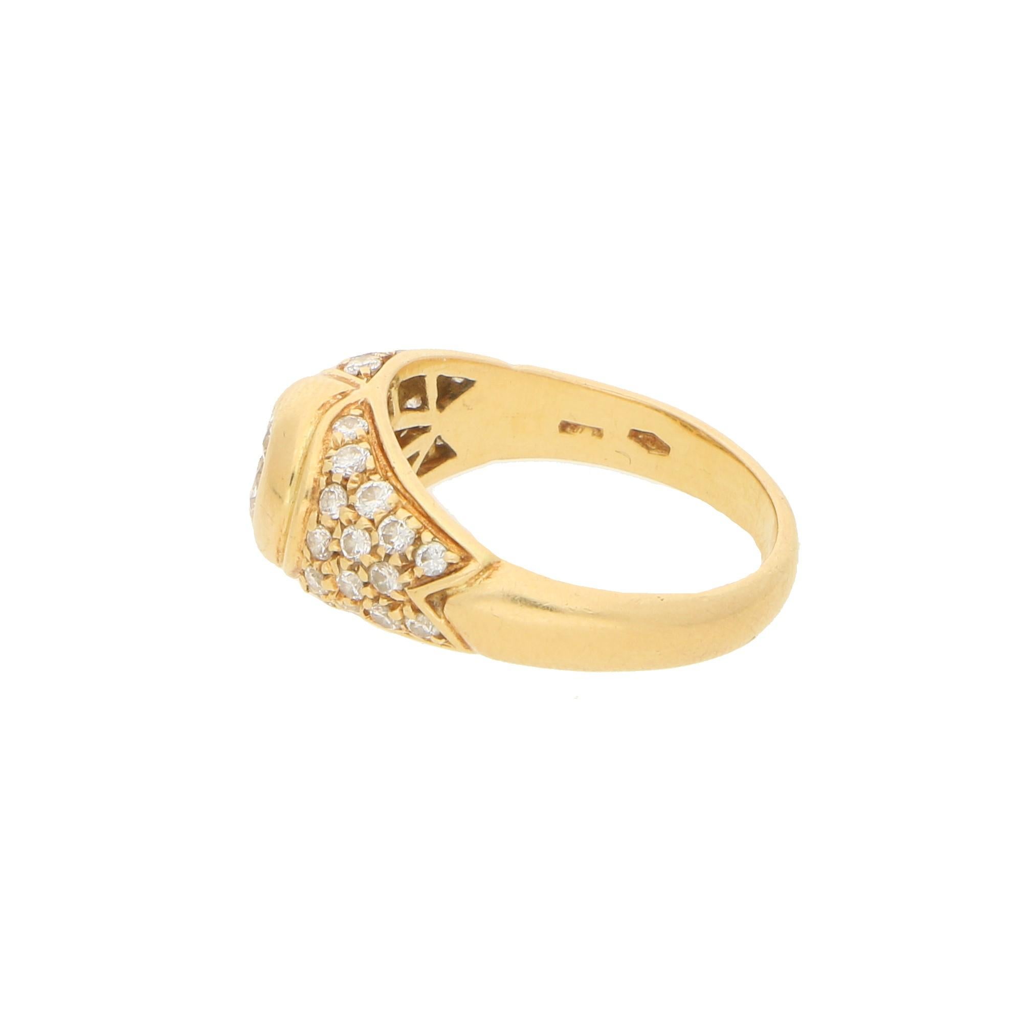 bvlgari yellow diamond ring