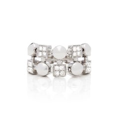 Bulgari Diamond Set 18ct White Gold Lucéa Ring