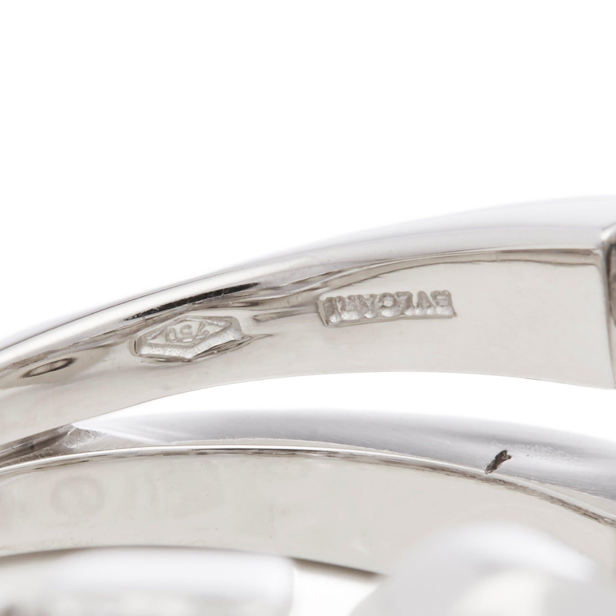 De las mujeres Anillo Lucéa Bulgari de oro blanco de 18 ct engastado con diamantes en venta