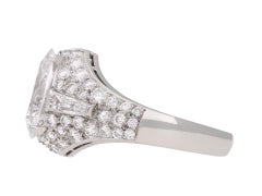 Bulgari Diamond Trombino Ring, Italian, circa 1963