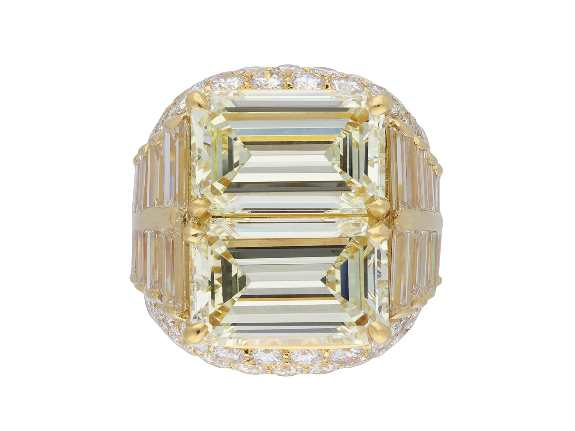 Bulgari Diamond 'Trombino' Ring, Italian, circa 1970 2