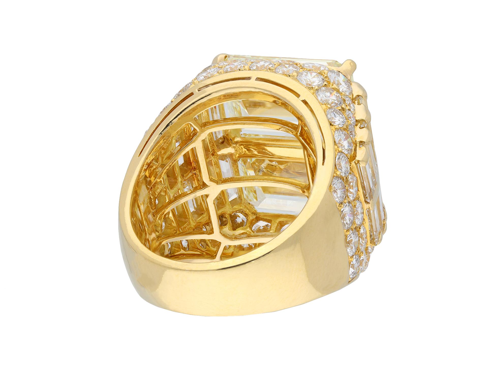 Bulgari Bulgari Diamant-Ring 'Trombino', italienisch, um 1970 für Damen oder Herren
