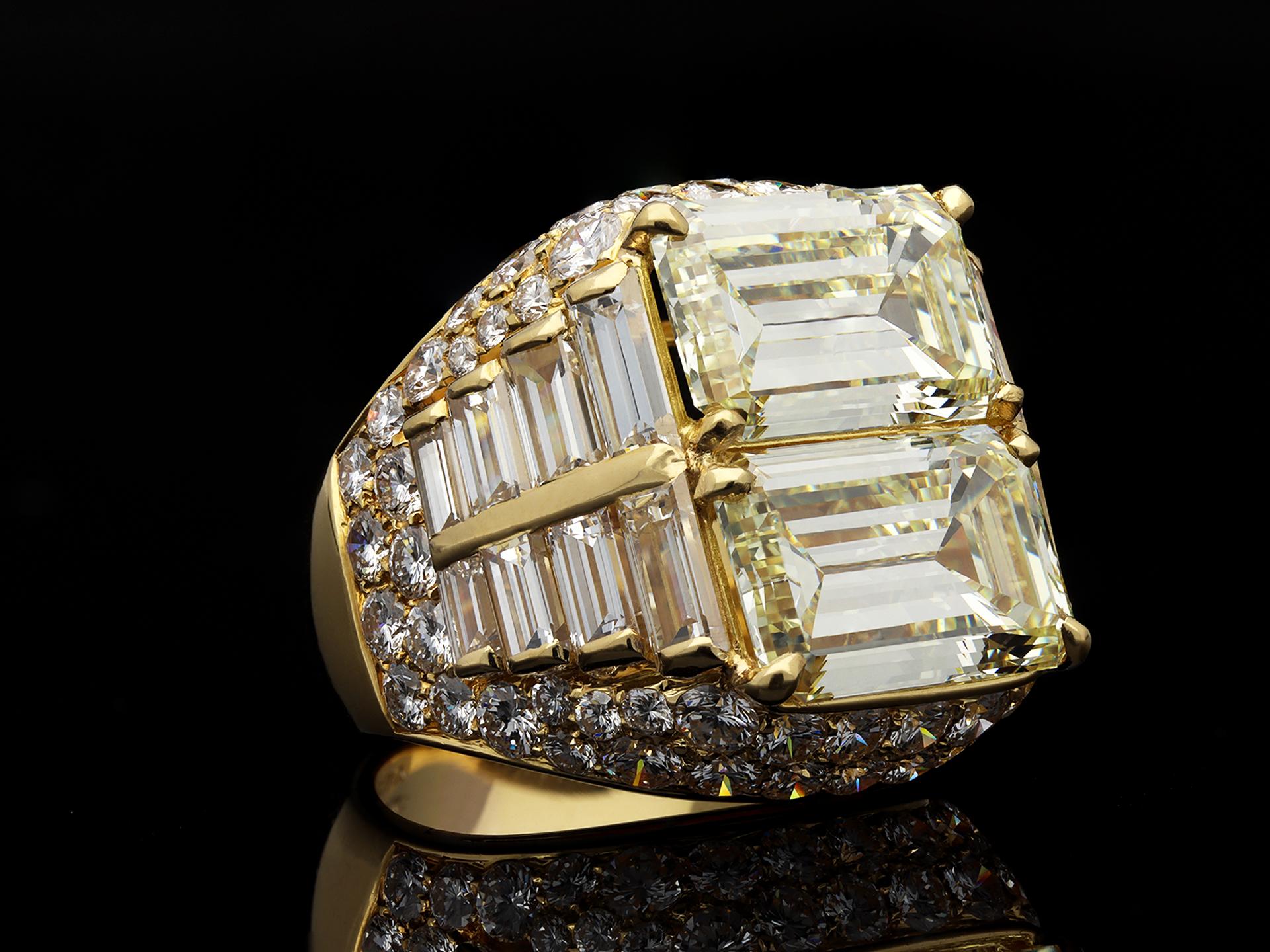 Bulgari Diamond 'Trombino' Ring, Italian, circa 1970 1