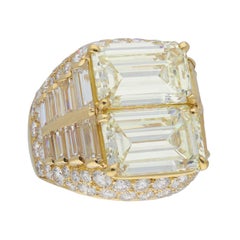 Bulgari Diamond 'Trombino' Ring, Italian, circa 1970