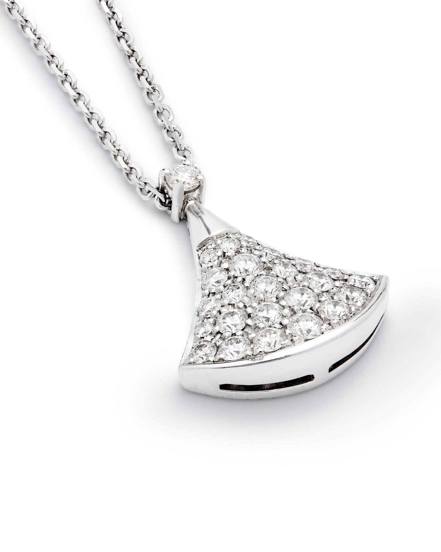 Taglio brillante Ciondolo con diamante Bulgari Diva Dream numero di modello 351099 in vendita