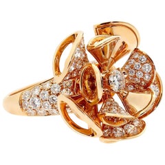 Bulgari Diva Dreams Diamond Rose Gold Ring