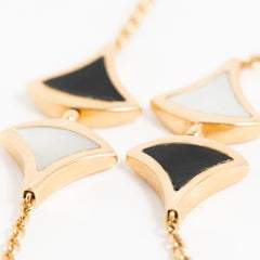 Bulgari Divas' Dream 18 Kt. Rose Gold Mother of Pearl Onyx Bracelet