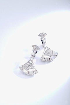 Bulgari Divas' Dream Diamond and White Gold Earrings
