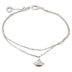 Bulgari Diva
s Dream Diamond Bracelet in 18K White Gold 0.26 CTW