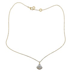 Bulgari Diva's Dream Diamond Mother of Pearl Yellow Gold Pendant Necklace