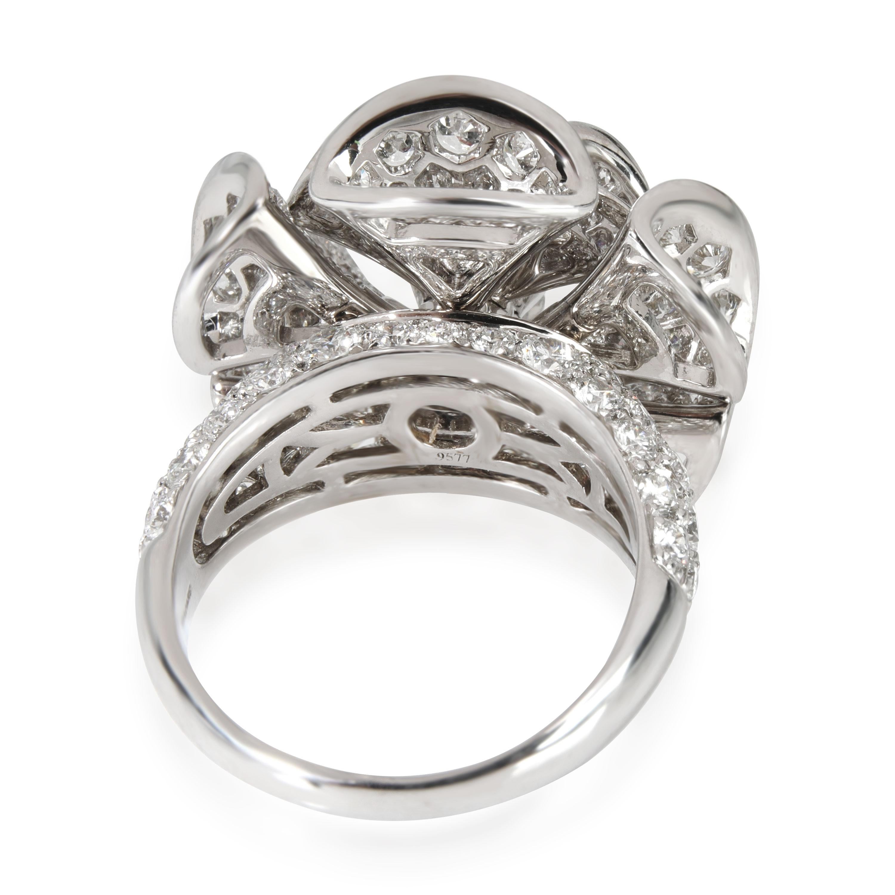 Bulgari Divas' Dream Diamond Ring in 18kt White Gold GIA F VVS2 5.00 CTW

PRIMARY DETAILS
SKU: 113660
Listing Title: Bulgari Divas' Dream Diamond Ring in 18kt White Gold GIA F VVS2 5.00 CTW
Condition Description: Retails for 70000 USD. In excellent