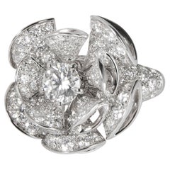 Bulgari Divas' Dream Diamond Ring in 18kt White Gold GIA F VVS2 5.00 CTW