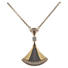 Bulgari Diva's Dream Diamond Rose Gold Pendant Necklace