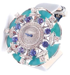 Reloj Bulgari Divas Dream Diamante Turquesa Tanzanita Oro Blanco