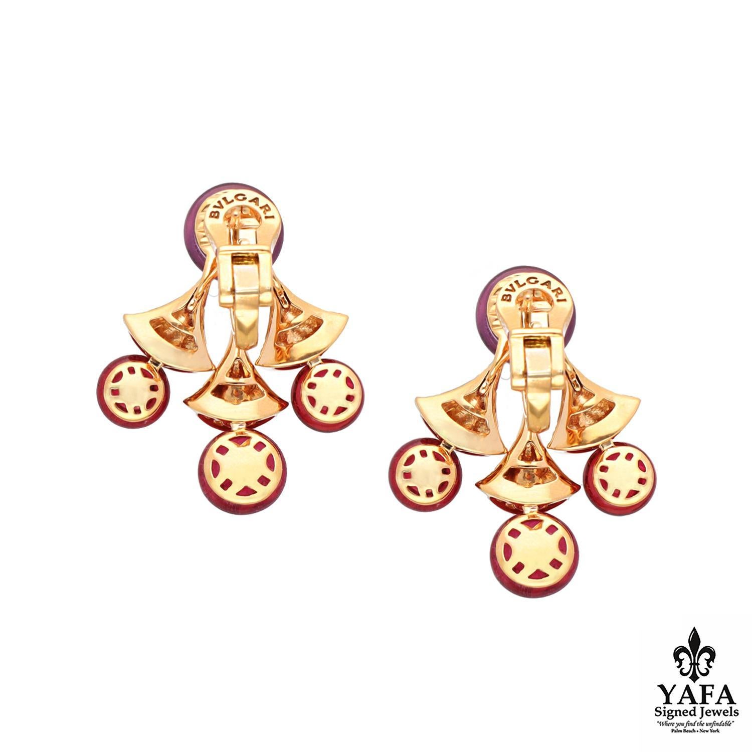 BULGARI 'Divas Dream' Earrings In Excellent Condition For Sale In New York, NY