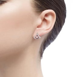 BULGARI - Diva's Dream earrings in white gold and diamonds