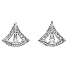BULGARI - Diva's Dream earrings in white gold and diamonds