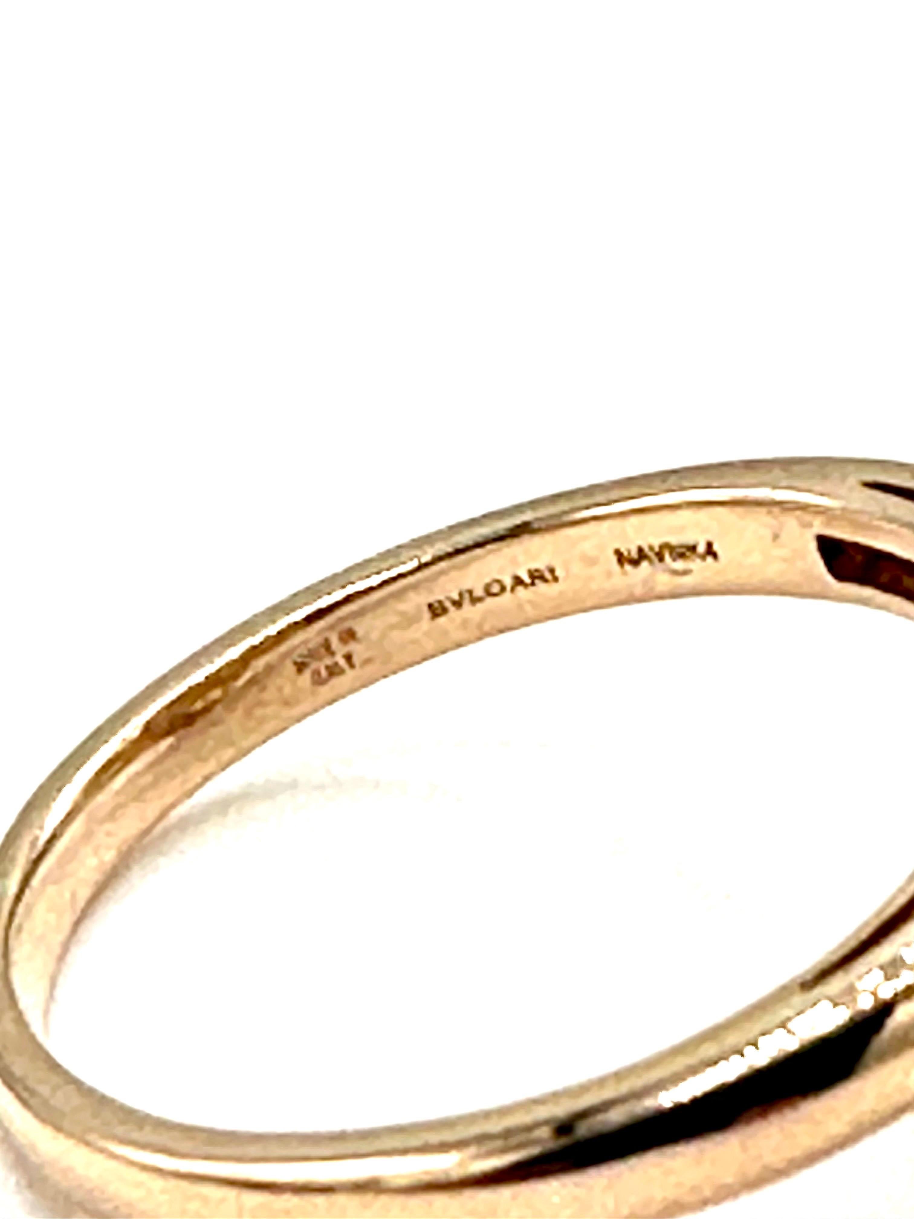 Round Cut Bulgari Divas' Dream Ring in Pink Gold Diamonds and Colored Stones
