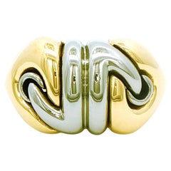 Bulgari Doppio Cuore 18-Karat-Vintage-Ring
