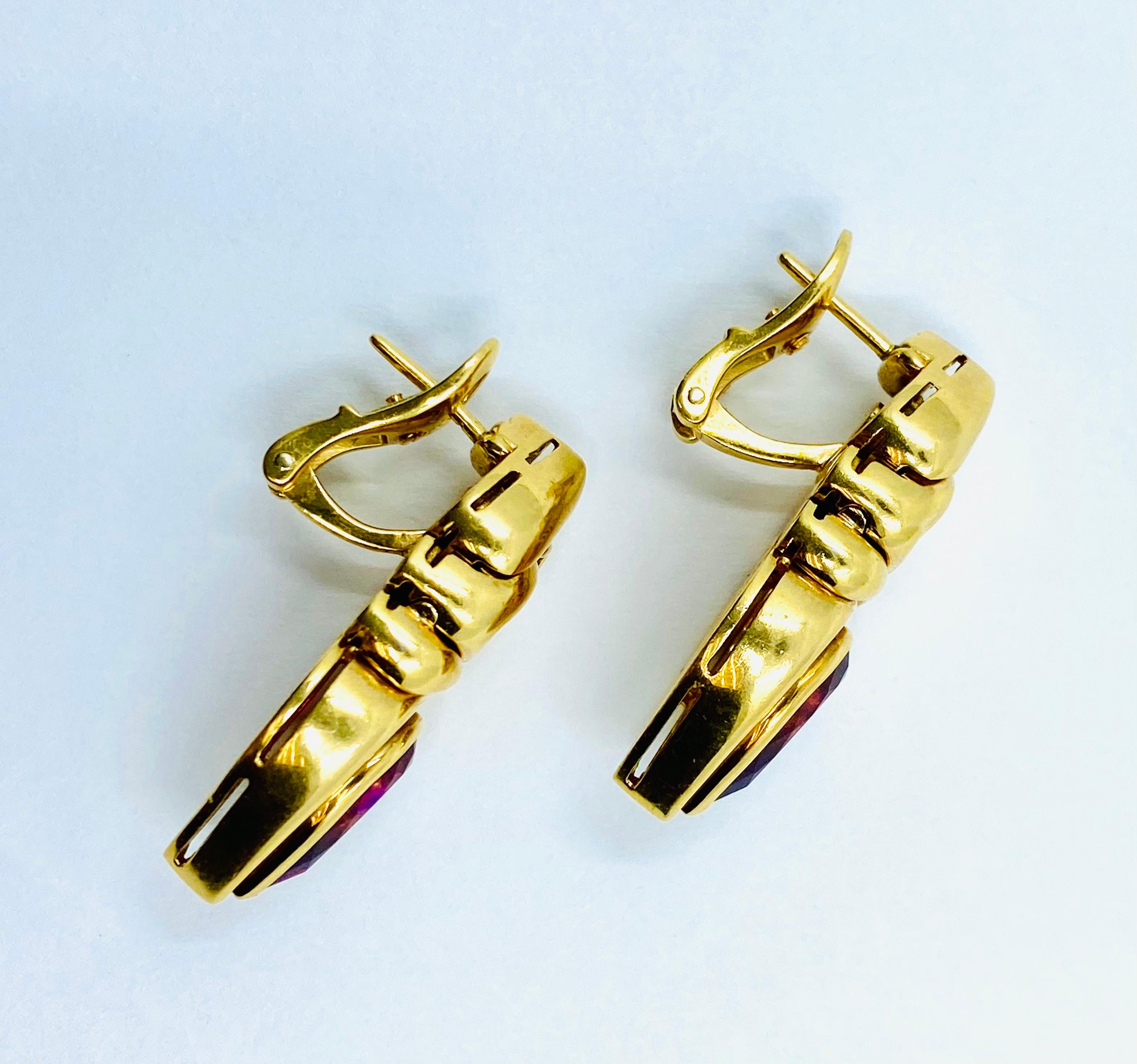 Bulgari Doppio Cuore Tourmaline Earrings 1